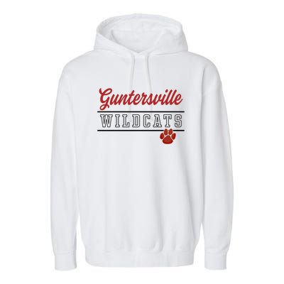 Guntersville High School Wildcats Great Gift C4 Garment-Dyed Fleece Hoodie