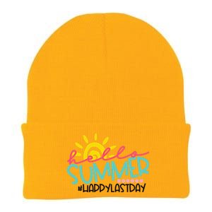 Graduation Hello Summer Happy Last Day Teacher Knit Cap Winter Beanie