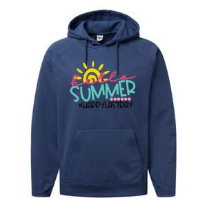 Graduation Hello Summer Happy Last Day Teacher Performance Fleece Hoodie