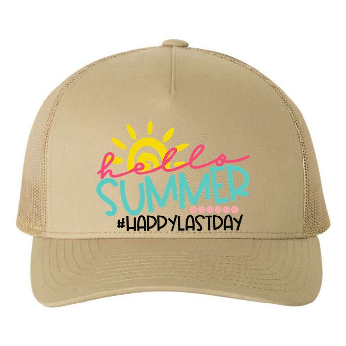 Graduation Hello Summer Happy Last Day Teacher Yupoong Adult 5-Panel Trucker Hat