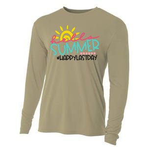 Graduation Hello Summer Happy Last Day Teacher Cooling Performance Long Sleeve Crew