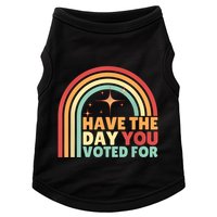 Groovy Have The Day You Voted For Retro Doggie Tank