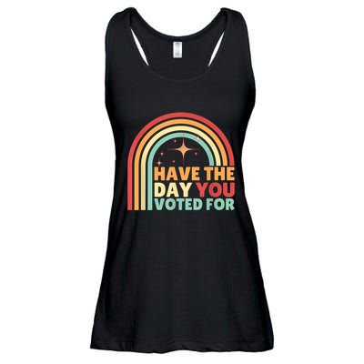 Groovy Have The Day You Voted For Retro Ladies Essential Flowy Tank
