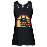 Groovy Have The Day You Voted For Retro Ladies Essential Flowy Tank