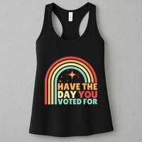 Groovy Have The Day You Voted For Retro Womens Tank Top