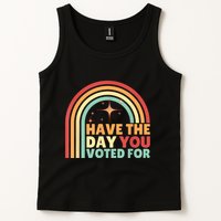 Groovy Have The Day You Voted For Retro Tank Top