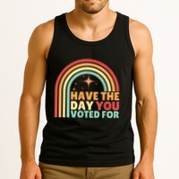 Groovy Have The Day You Voted For Retro Tank Top