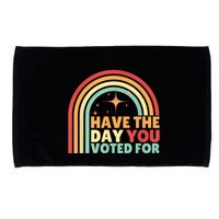 Groovy Have The Day You Voted For Retro Microfiber Hand Towel