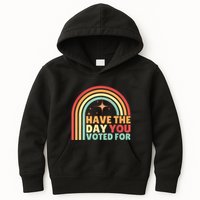 Groovy Have The Day You Voted For Retro Kids Hoodie