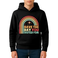 Groovy Have The Day You Voted For Retro Kids Hoodie