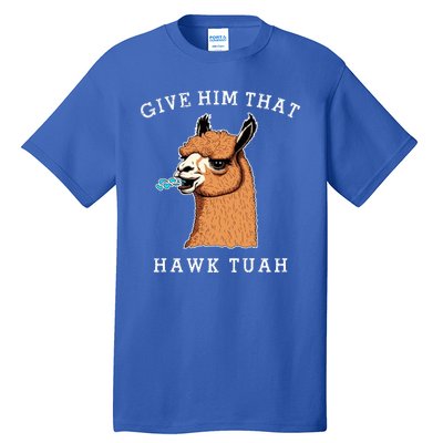 Give Him That Hawk Tuah Funny Sheep Viral Meme Tall T-Shirt