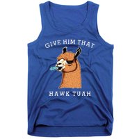 Give Him That Hawk Tuah Funny Sheep Viral Meme Tank Top