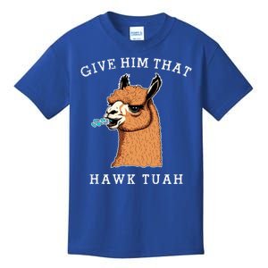 Give Him That Hawk Tuah Funny Sheep Viral Meme Kids T-Shirt