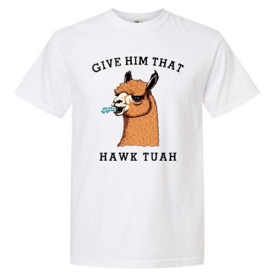 Give Him That Hawk Tuah Funny Sheep Viral Meme Garment-Dyed Heavyweight T-Shirt