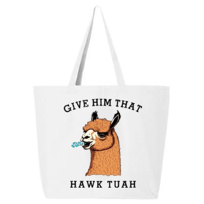 Give Him That Hawk Tuah Funny Sheep Viral Meme 25L Jumbo Tote