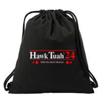 Goodcrewdrew Hawk Tuah24 Spit On That Thang Drawstring Bag