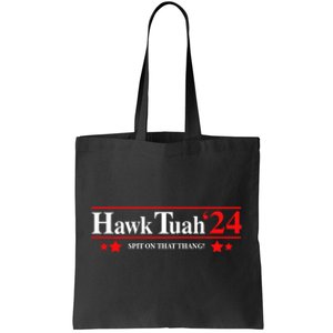 Goodcrewdrew Hawk Tuah24 Spit On That Thang Tote Bag