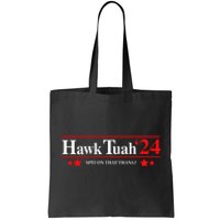 Goodcrewdrew Hawk Tuah24 Spit On That Thang Tote Bag