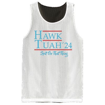 Give Him The Hawk Tuah And Spit On That Thing Mesh Reversible Basketball Jersey Tank