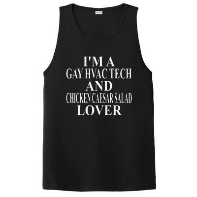 Gay Hvac Tech Great Funny Salad Lover Design PosiCharge Competitor Tank