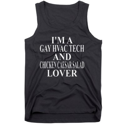 Gay Hvac Tech Great Funny Salad Lover Design Tank Top