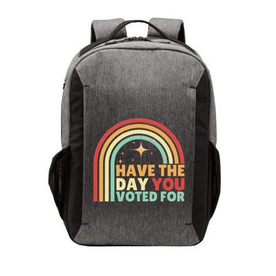 Groovy Have The Day You Voted Vector Backpack