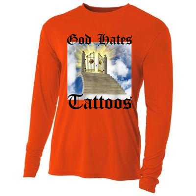 God Hates Tattoos Cooling Performance Long Sleeve Crew