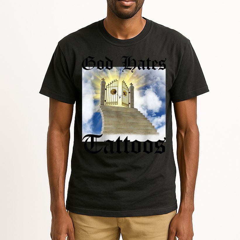 God Hates Tattoos Tall T-Shirt
