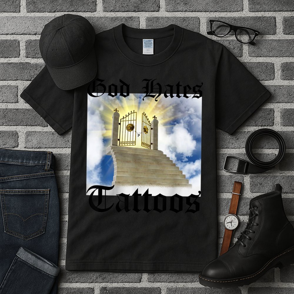 God Hates Tattoos Tall T-Shirt