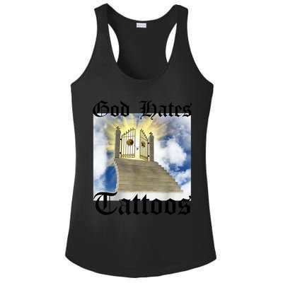 God Hates Tattoos Ladies PosiCharge Competitor Racerback Tank
