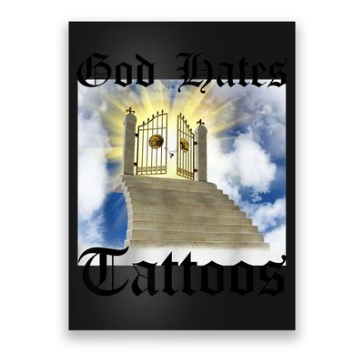 God Hates Tattoos Poster