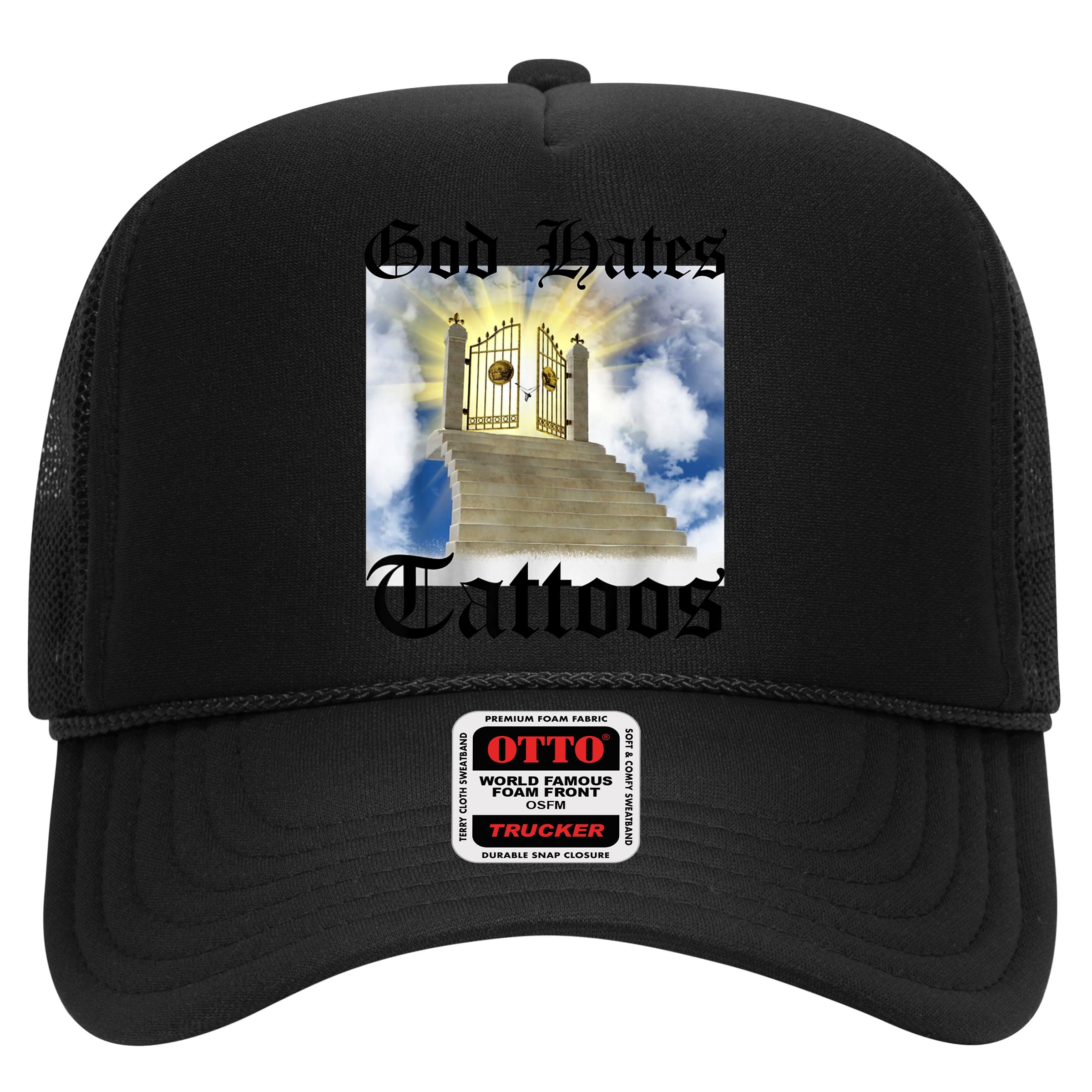 God Hates Tattoos Trucker Hat