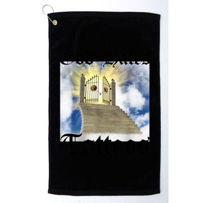 God Hates Tattoos Platinum Collection Golf Towel