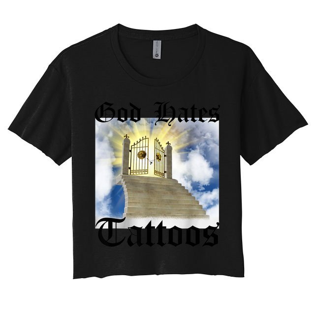 God Hates Tattoos Crop Top
