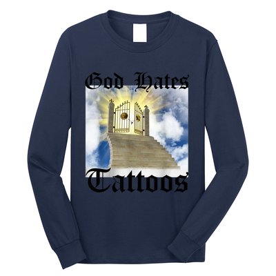 God Hates Tattoos Long Sleeve Shirt