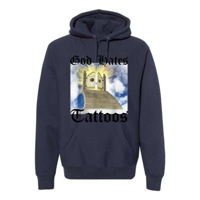 God Hates Tattoos Premium Hoodie