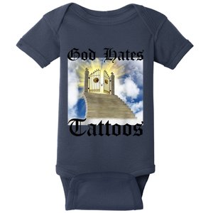 God Hates Tattoos Baby Bodysuit