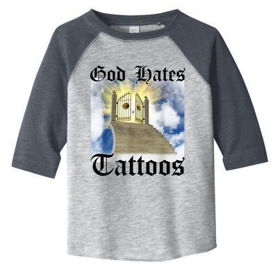 God Hates Tattoos Toddler Fine Jersey T-Shirt