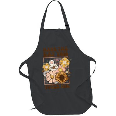 Groovy Have The Day You Voted For Retro Floral Apron