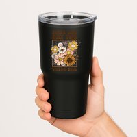 Groovy Have The Day You Voted For Retro Floral Tumbler