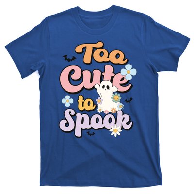 Groovy Halloween Too Cute To Spook Halloween Costume Girls T-Shirt