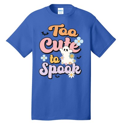 Groovy Halloween Too Cute To Spook Halloween Costume Girls Tall T-Shirt