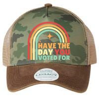Groovy Have The Day You Voted For Retro Legacy Tie Dye Trucker Hat