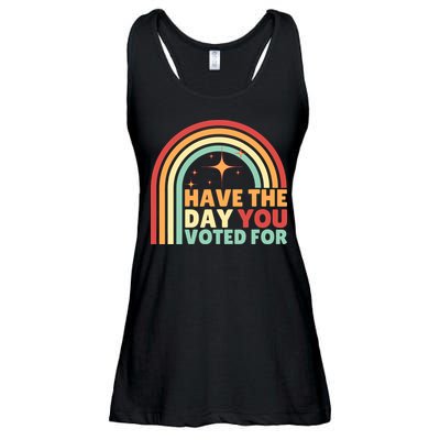 Groovy Have The Day You Voted For Retro Ladies Essential Flowy Tank
