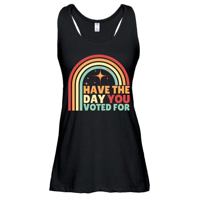 Groovy Have The Day You Voted For Retro Ladies Essential Flowy Tank