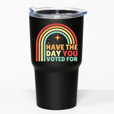 Groovy Have The Day You Voted For Retro Tumbler