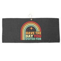 Groovy Have The Day You Voted For Retro Large Microfiber Waffle Golf Towel