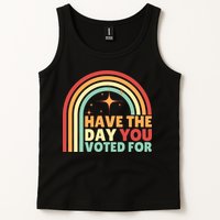 Groovy Have The Day You Voted For Retro Tank Top