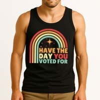 Groovy Have The Day You Voted For Retro Tank Top