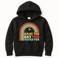 Groovy Have The Day You Voted For Retro Kids Hoodie